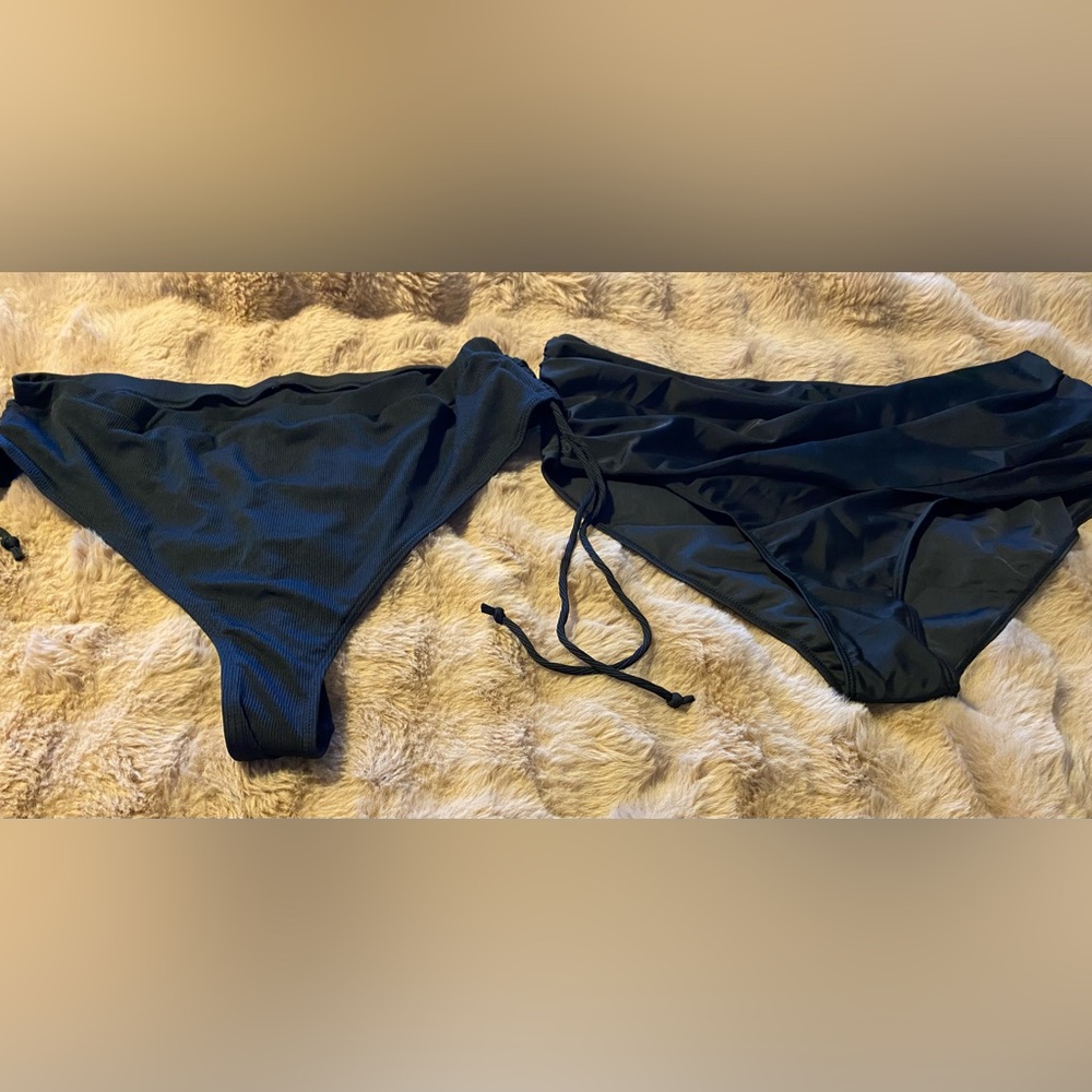3 pairs of Shein 4X bikini bottoms